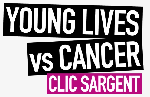 Clic Sargent Strap Logo 2017 - Young Lives Vs Cancer Clic Sargent, HD Png Download, Free Download