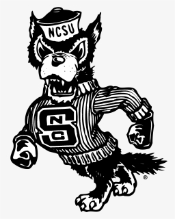 Ncsu Wolfpack Logo Black And White - Transparent Nc State Logo Png, Png Download, Free Download