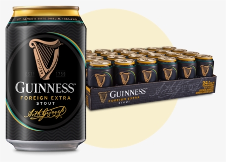 Guinness 24-can Pack - Guinness Foreign Extra Stout Can, HD Png Download, Free Download