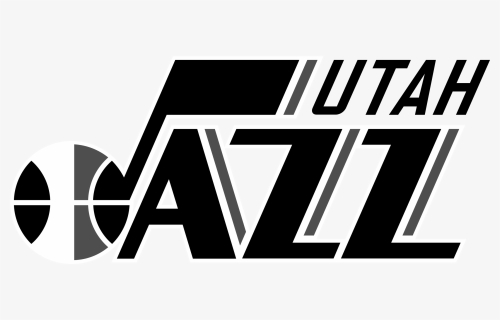 Utah Jazz Logo Black And White - Utah Jazz Logo 2011, HD Png Download, Free Download