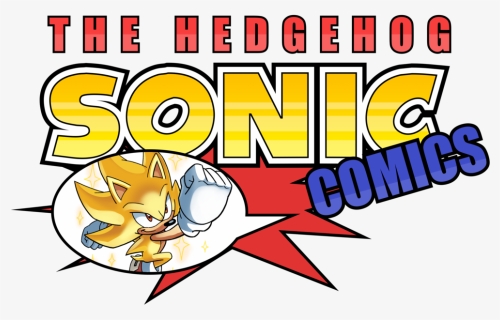 The Hedgehog Comics Sonic Generations Sonic Mania Sonic - Sonic The Hedgehog Comic Logo, HD Png Download, Free Download
