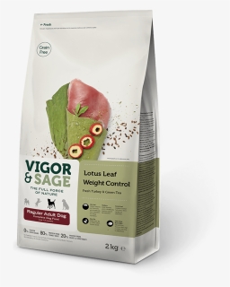 Vigor And Sage Ginseng Well-being - Vigor Sage Lotus Leaf Weight Control Dog, HD Png Download, Free Download