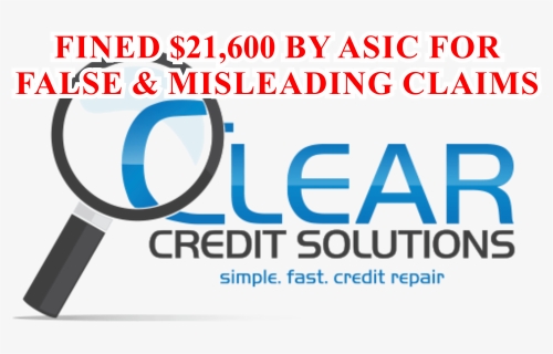 Clear Credit Solutions Fined $21600 By Asic For False - Electric Blue, HD Png Download, Free Download