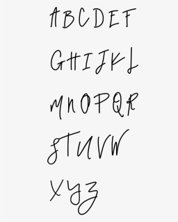 Needle & Thread Uppercase Bold Specimen - Handwriting, HD Png Download, Free Download