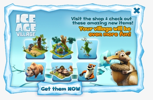 Fountain Grass Png For Kids - Ice Age Village Game All Animal, Transparent Png, Free Download