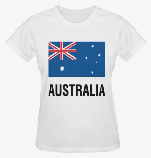 Xx Flag Australia Outline Sunny Women"s T-shirt - United Kingdom, HD Png Download, Free Download