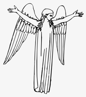 Angel - Drawing, HD Png Download, Free Download