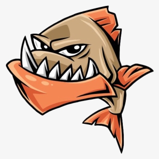 Piranha Fish Png Free Download - Cartoon Piranha Png, Transparent Png, Free Download