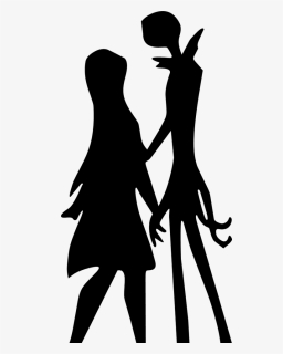 Download Jack And Sally Black And White Clipart , Png Download ...