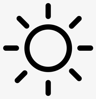 Transparent Sunny Png - Brightness Icon, Png Download, Free Download