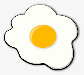 Food, Cartoon, Eggs, Fried, Egg, Breakfast, Side, Sunny - Sunny Side Up Egg Clipart, HD Png Download, Free Download