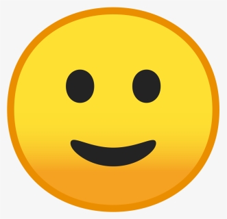 Slightly Smiling Face Icon - 🙂 Emoji, HD Png Download, Free Download