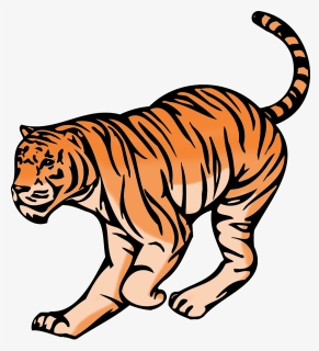 Hunting Tiger Clipart - Siberian Tiger, HD Png Download, Free Download