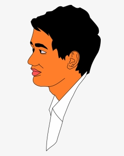 Man Boy Person Face Adult Png Image - Profile Of Asian Cartoon Face, Transparent Png, Free Download