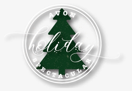 Avon Holiday Logo White Update-01 - Christmas Tree, HD Png Download, Free Download