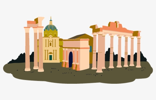 The Roman Forum Clipart - Illustration, HD Png Download, Free Download