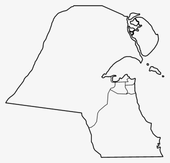 Kuwait Map Png, Transparent Png, Free Download