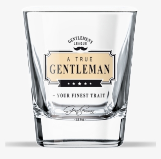 Gentleman Whisky Glass, HD Png Download, Free Download