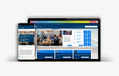 Origami Sharepoint Intranet - Sharepoint Online Blog Page, HD Png Download, Free Download