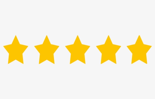 5 Starts Reviews - 5 Star Rating Png, Transparent Png, Free Download
