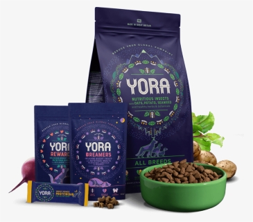 Yora Sustainable Insect Pet Food Kibble Bags - Yora Pet Foods, HD Png Download, Free Download