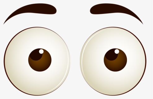 Blankly Brown Circle Eye Eyes Download Hq Png Clipart - Brown Eyes Cartoon Png, Transparent Png, Free Download