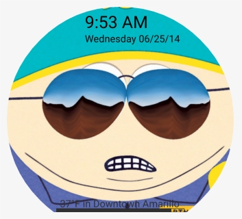 Southpark Cartman Cop Watch Face Preview Clipart , - Eric Cartman, HD Png Download, Free Download