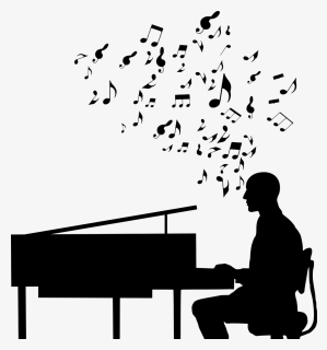 Man Playing Piano Clipart, HD Png Download, Free Download