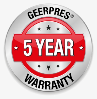 5 Year Warranty Logo Png - Circle, Transparent Png, Free Download