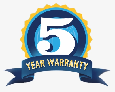 5 Year Warranty Logo Png - 5 Years Warranty Logo, Transparent Png, Free Download