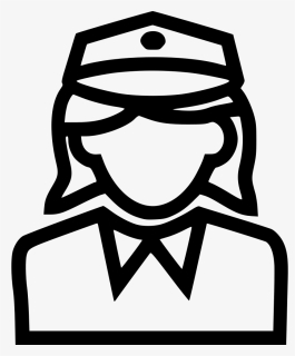 Police Woman - Traffic Police Icon, HD Png Download, Free Download