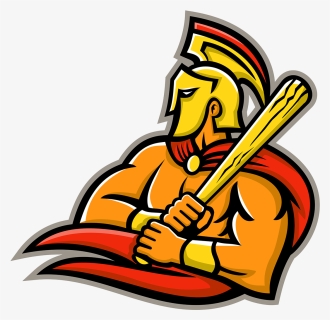 Trojan Mascot , Png Download - Trojan Warrior Clipart, Transparent Png, Free Download