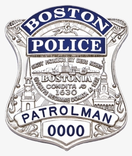 Police Badge Png - Boston Police Department Badge, Transparent Png, Free Download