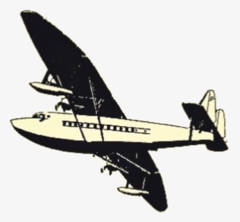 Aviation Art Png - Vintage Airplane Art, Transparent Png, Free Download