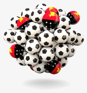 Pile Of Footballs - Flag, HD Png Download, Free Download