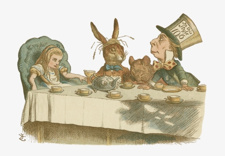 Alice Module2 Nurseryalice1890tenniel 12c - Alice At The Mad Hatter's Tea Party, HD Png Download, Free Download