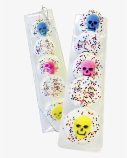 White Chocolate Covered Oreos With Candy Skull Topper - Creative Arts, HD Png Download, Free Download