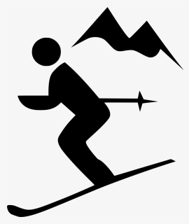 Downhill Ski Clipart, HD Png Download, Free Download