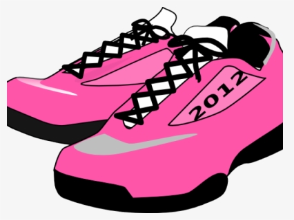 Running Shoes Clipart Pink Sneaker - Clipart Shoe No Background, HD Png Download, Free Download