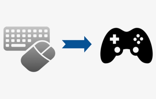 Keyboard To Gamepad - Keyboard And Mouse Icon, HD Png Download, Free Download