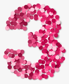 Number 3 Clipart Pink, HD Png Download, Free Download
