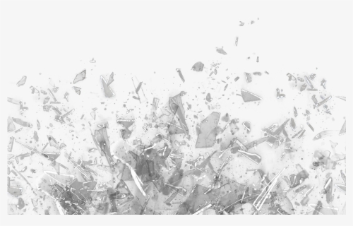 Transparent Shattered Glass Texture Png - Monochrome, Png Download, Free Download