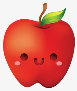 Apple Cartoon Png - Cute Clipart Png Apple, Transparent Png, Free Download