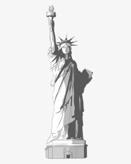 Statue Of Liberty Png Image - Statue Of Liberty Art Png, Transparent Png, Free Download