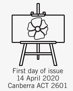 Easel Coloring, HD Png Download, Free Download