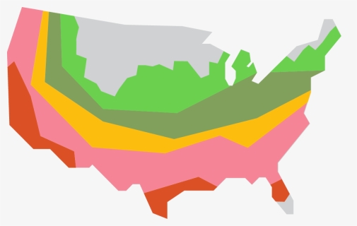 Hardiness Map - Lambda Theta Phi Regions, HD Png Download, Free Download