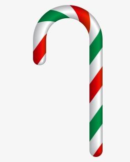 Green And Red Candy Cane Clipart - Green Candy Cane Png, Transparent Png, Free Download