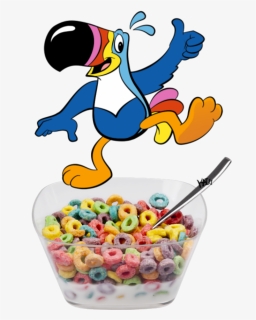 #fruitloops #sccereal #cereal #colorful #birds #breakfast - Transparent Background Cereal Png, Png Download, Free Download