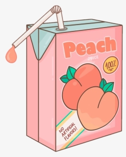🍑🍑🍑 #durazno #jugo #kawaii #scpeach #rosa #pink - Peach Juice Png Free, Transparent Png, Free Download