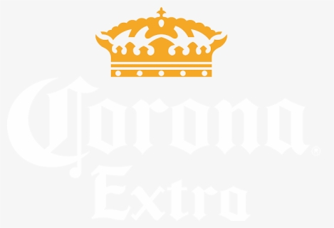 Corona Extra Logo White Png , Png Download - Corona Logo Black Background, Transparent Png, Free Download